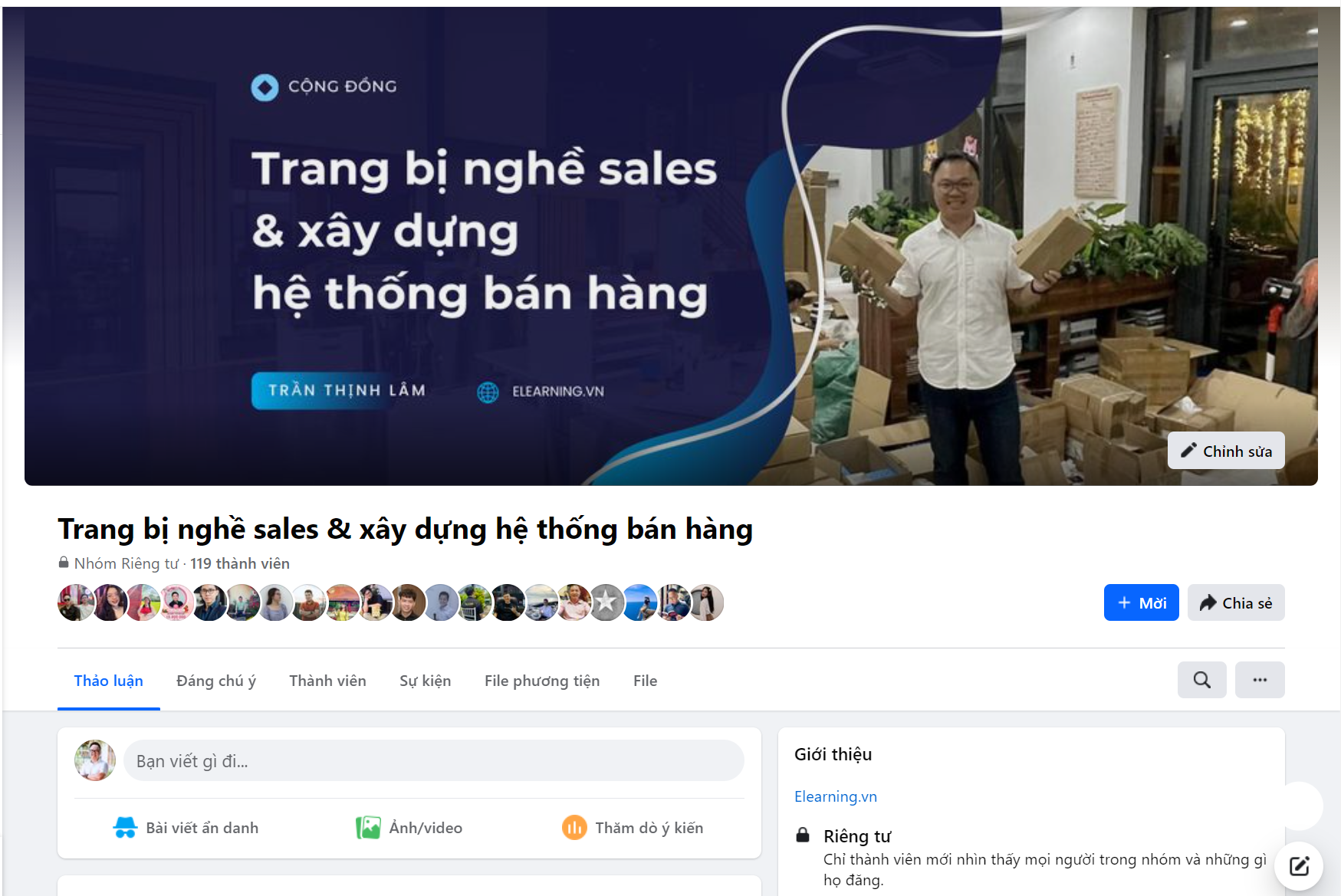 Group Facebook hỗ trợ