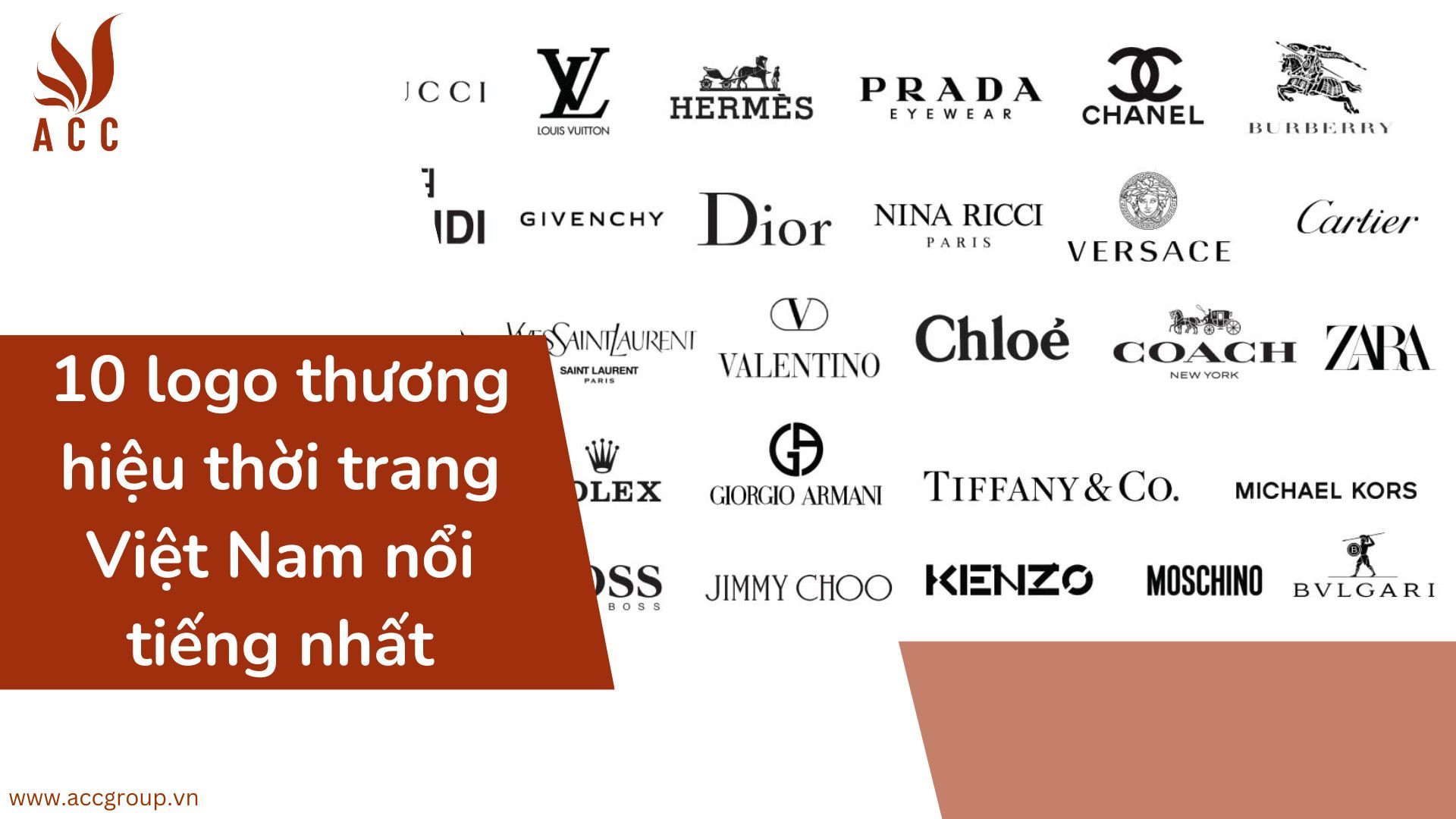 Tổng hợp thông tin về các thương hiệu thời trang Việt Nam (dạng bảng hoặc danh sách)